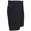 Red Kap Shorts: Men's PT26 BK Black Plain Front Twill Shorts -Work Clothes Discount Store red kap pt26bko r 01