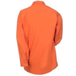 Red Kap Shirts: Men's Orange SP14 OR Touchtex Long Sleeve Shirt -Work Clothes Discount Store red kap sp14or5 b 01