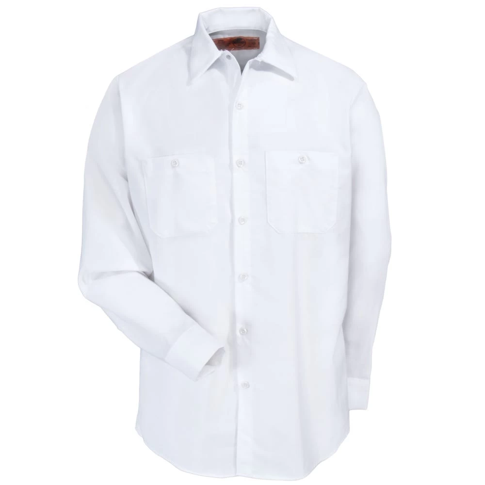 Red Kap Shirts: Men's SP14 WH White Long-Sleeve Industrial Work Shirt 4 Red Kap Shirts: Men's SP14 WH White Long-Sleeve Industrial Work Shirt - Image 2