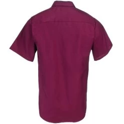 Red Kap Shirts: Men's SP24 BY Short-Sleeve Industrial Burgundy Work Shirt 7 Red Kap Shirts: Men's SP24 BY Short-Sleeve Industrial Burgundy Work Shirt -Work Clothes Discount Store red kap sp24by b 01