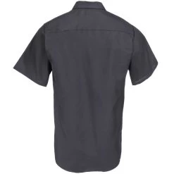 Red Kap Shirts: Men's SP24 CH Grey Short-Sleeve Industrial Work Shirt -Work Clothes Discount Store red kap sp24ch b 01