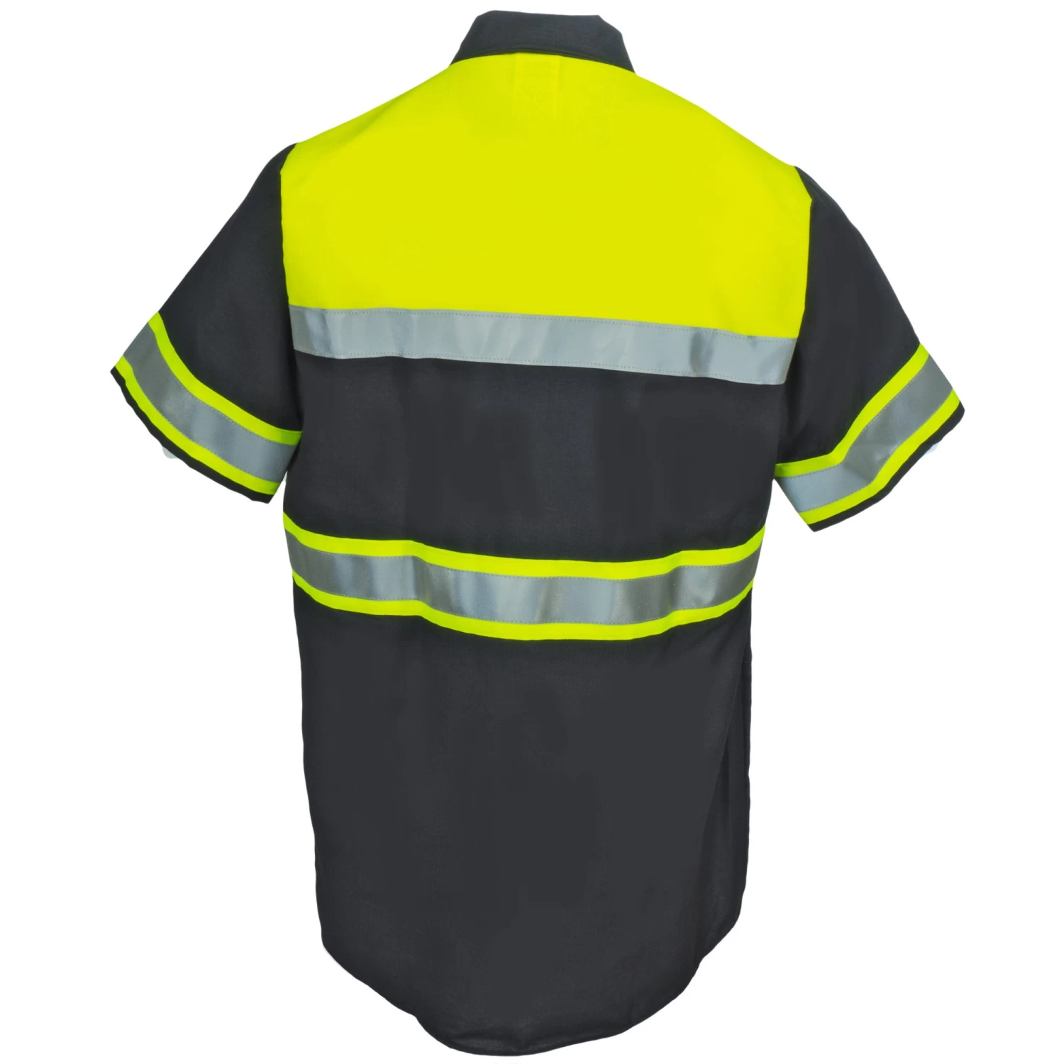 Red Kap Shirts: High Visibility Colorblock Men's SY80 YC Charcoal Button Down Shirt 5 Red Kap Shirts: High Visibility Colorblock Men's SY80 YC Charcoal Button Down Shirt - Image 3