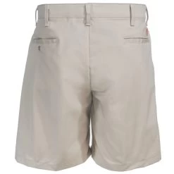 Red Kap Shorts: Men's PT26 TN Tan Plain Front Twill Shorts -Work Clothes Discount Store redkap pt26tno b 01