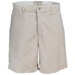 Red Kap Shorts: Men's PT26 TN Tan Plain Front Twill Shorts -Work Clothes Discount Store redkap pt26tno f 01