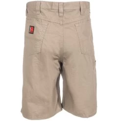 Wrangler Riggs Shorts: Men's Dark Khaki 3W345 DK Ripstop Technician Shorts