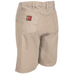 Wrangler Riggs Shorts: Men's Dark Khaki 3W345 DK Ripstop Technician Shorts -Work Clothes Discount Store riggs 3w345dk l 01