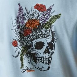 Ariat Rebar Shirts: Women's 10043848 Clearsky CottonStrong Roughneck Graphic T-Shirt -Work Clothes Discount Store s23 wms work 10043848 detail03