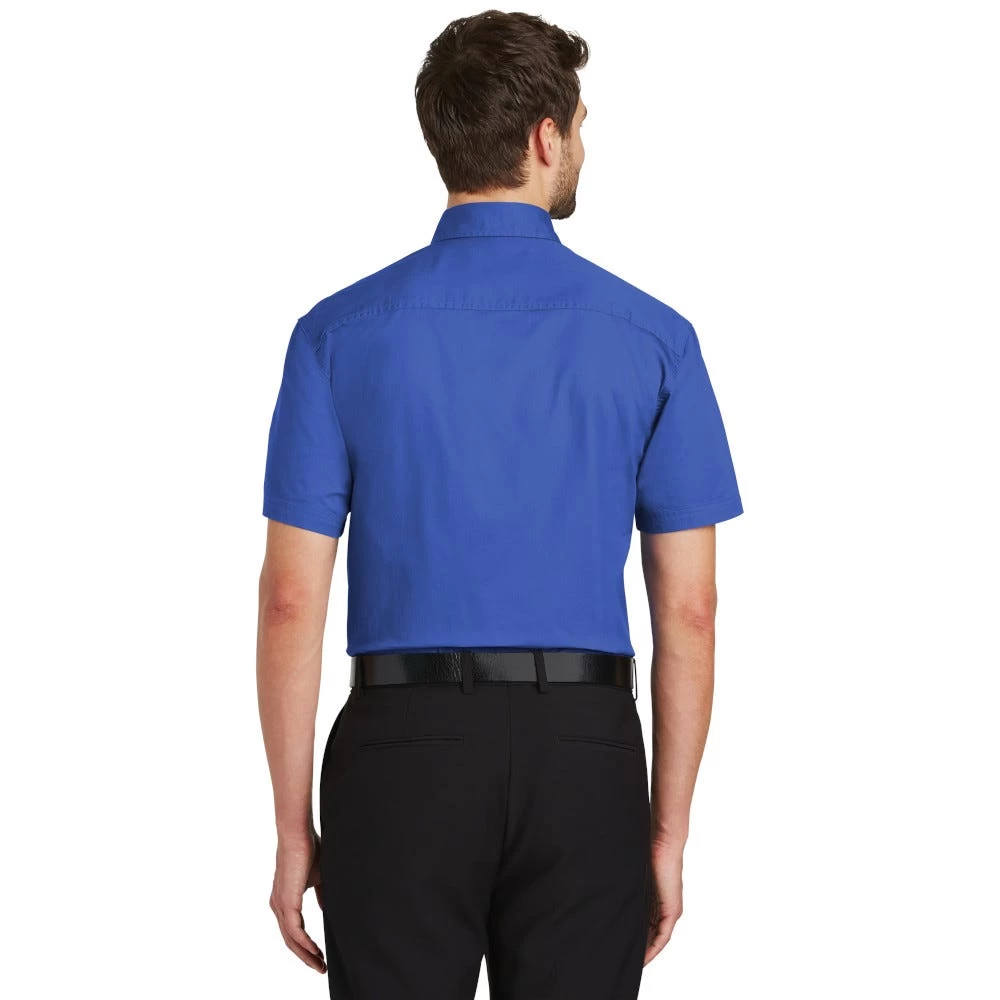 Port Authority: Men's Faded Blue S500T FDB Short Sleeve Twill Pocket Shirt 4 Port Authority: Men's Faded Blue S500T FDB Short Sleeve Twill Pocket Shirt - Image 2