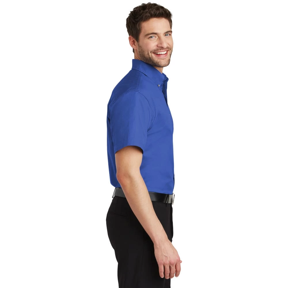 Port Authority: Men's Faded Blue S500T FDB Short Sleeve Twill Pocket Shirt 6 Port Authority: Men's Faded Blue S500T FDB Short Sleeve Twill Pocket Shirt - Image 4