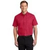 Port Authority Shirts: S508 RED Men's Red Short Sleeve Shirt