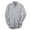 Port Authority Shirt: Men's S639 CHR Charcoal Plaid Pattern Easy Care Shirt -Work Clothes Discount Store s639 charcoal flat front 2011