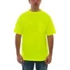 Tingley Shirts: Men's S75002 Fluorescent Yellow Enhanced Visibility Short Sleeve T-Shirt