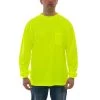 Tingley Shirts: Men's S75502 Fluorescent Yellow Enhanced Visibility Long Sleeve Shirt -Work Clothes Discount Store s75502 a 665374b7 e40d 45ac ad7a 1cde885a9467 2400x