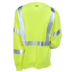 Tingley Shirts: Men's Lime Green High-Visibility S75522 Long-Sleeve Tee Shirt 7 Tingley Shirts: Men's Lime Green High-Visibility S75522 Long-Sleeve Tee Shirt -Work Clothes Discount Store s75522 tingleyb 01