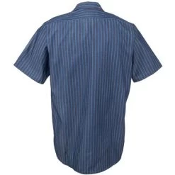 Red Kap Shirts: Men's SP24 EX Industrial Blue Striped Work Shirt 7 Red Kap Shirts: Men's SP24 EX Industrial Blue Striped Work Shirt -Work Clothes Discount Store sp24ex9 redkapb 01