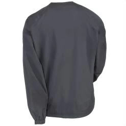Sport-Tek Shirts: Men's JST72 GGY V-Neck Graphite Grey Raglan Wind Shirt
