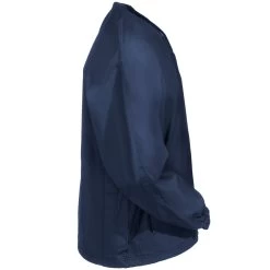 Sport-Tek Shirts: Men's JST72 TNV True Navy Blue V Neck Raglan Wind Shirt -Work Clothes Discount Store sport tek jst72nv r 01