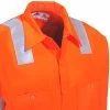 Red Kap Shirts: Men's SS14 OF High Visibility Orange Long Sleeve Work Shirt -Work Clothes Discount Store ss14or2 redkapcd 01