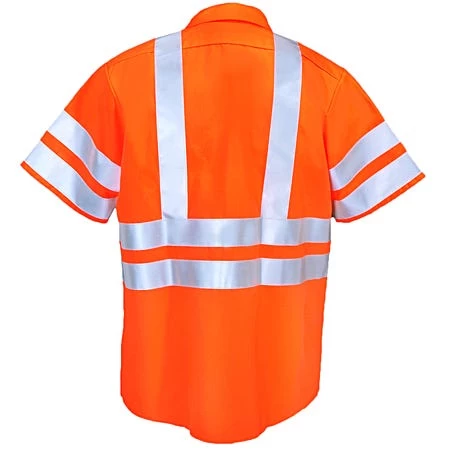 Red Kap Shirts: ANSI Class 3 High Visibiilty Orange Work Shirt SS24OF 5 Red Kap Shirts: ANSI Class 3 High Visibiilty Orange Work Shirt SS24OF - Image 3