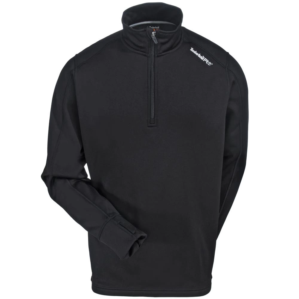 Timberland Pro Shirts: Men's TB0A112J 015 Black Understory Fleece 1/4 Zip Long-Sleeve Shirt 5 Timberland Pro Shirts: Men's TB0A112J 015 Black Understory Fleece 1/4 Zip Long-Sleeve Shirt - Image 3