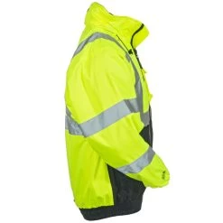 Tingley Jackets: Men's J26172 Yellow Waterproof High Visibility Bomber Jacket