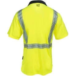 Tingley Shirts: Job Sight Class 2 High Vis Lime Men's S74022 Polo Shirt -Work Clothes Discount Store tingley s74022 b 01