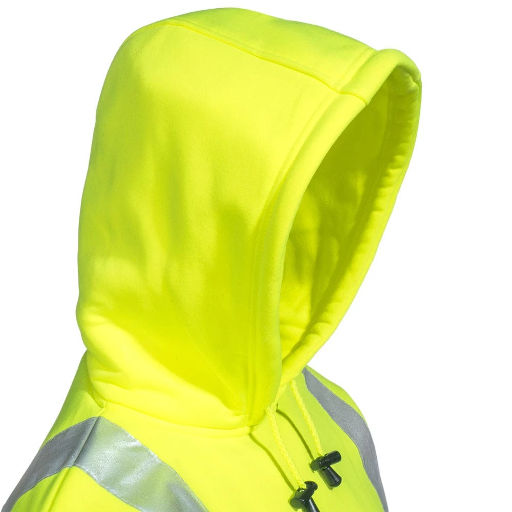 Tingley Sweatshirts: Men's S78322 Hi-Viz Yellow Job Sight Class 3 Pullover Hoodie 4 Tingley Sweatshirts: Men's S78322 Hi-Viz Yellow Job Sight Class 3 Pullover Hoodie - Image 2
