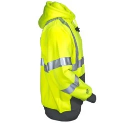 Tingley Sweatshirts: Men's S78322 Hi-Viz Yellow Job Sight Class 3 Pullover Hoodie