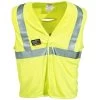 Tingley Vests: Men's High-Visibility FR V81622 Reflective Lime Safety Vest -Work Clothes Discount Store tingley v81622 f 01