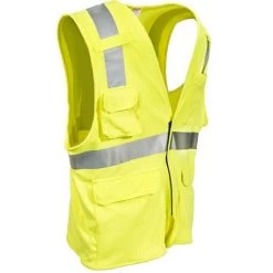Tingley Vests: Men's V81832 High-Visibility Flame-Resistant Safety Vest -Work Clothes Discount Store tingley v81832 r 01