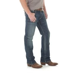 Wrangler Jeans: Men's WLT77LY Layton Wrangler Retro Limited Edition Slim Boot Jean -Work Clothes Discount Store wlt77ly bs01 swbb prd