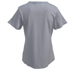 Wolverine Apparel Shirts: Women's W1204570 028 Grey Short Sleeve Lena Tee Shirt