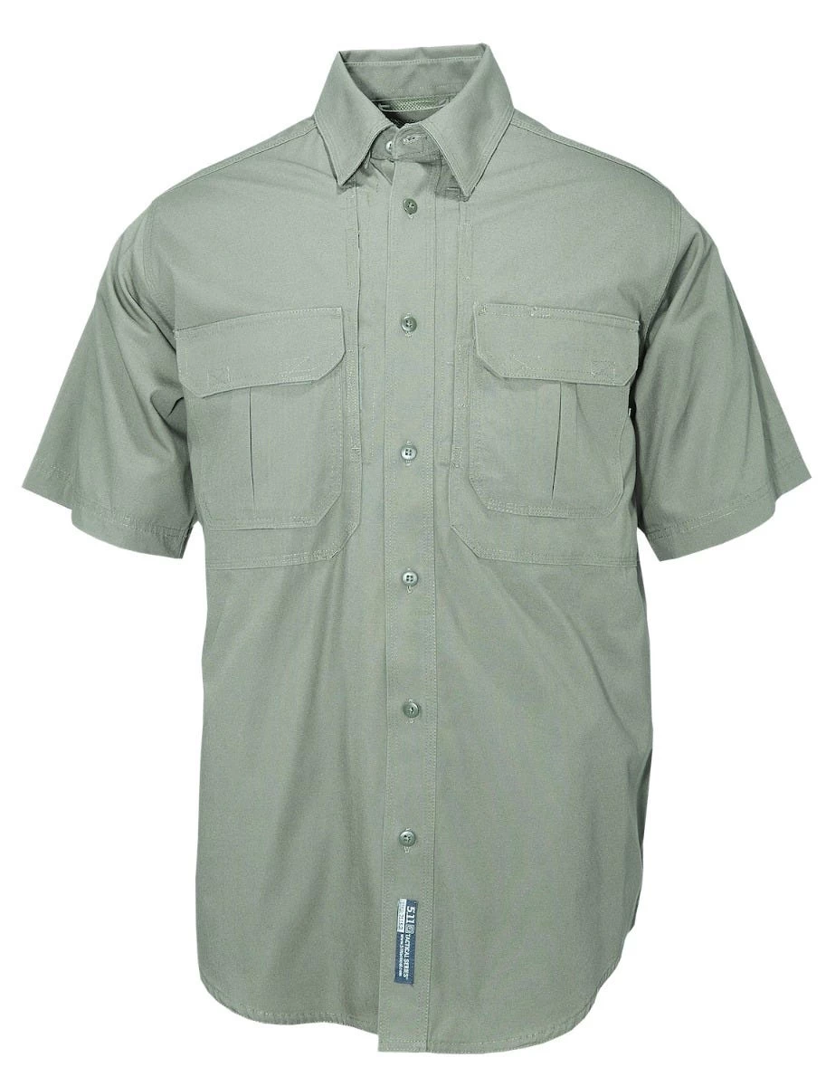 5.11 Tactical Shirts: Men's Green Cotton Uniform Shirt 71152 182 3 5.11 Tactical Shirts: Men's Green Cotton Uniform Shirt 71152 182