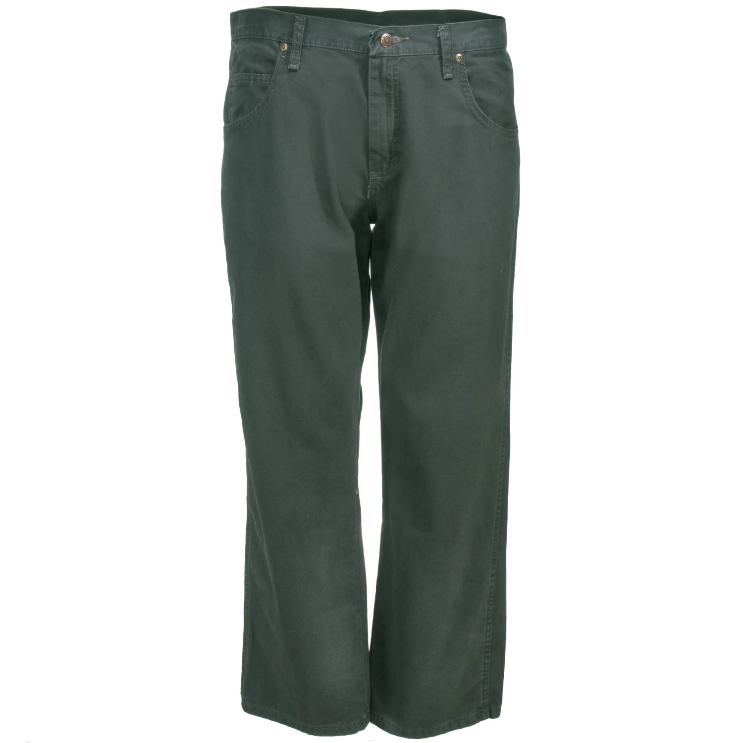 Wrangler Jeans: Men's Moss Green 31100 MS Rugged Wear Straight Leg Canvas Jeans 4 Wrangler Jeans: Men's Moss Green 31100 MS Rugged Wear Straight Leg Canvas Jeans - Image 2
