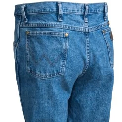Wrangler Jeans: Men's Cowboy Cut 36MWZ SW Slim Fit Stonewashed Jeans -Work Clothes Discount Store wrangler 36mwzsw l 01