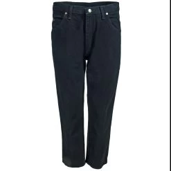 Wrangler Jeans: Men's Black 39902 OB Rugged Wear Classic Fit Jeans -Work Clothes Discount Store wrangler 39902ob f 01