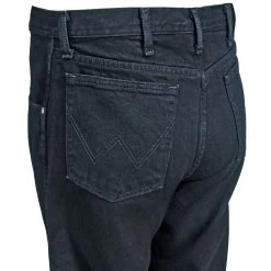Wrangler Jeans: Men's Black 39902 OB Rugged Wear Classic Fit Jeans -Work Clothes Discount Store wrangler 39902ob l 01
