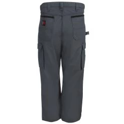 Wrangler Riggs Pants: Men's 3W060 ST Slate Grey Ripstop Ranger Pants -Work Clothes Discount Store wrangler 3w060st b 01 2