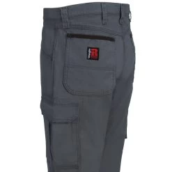 Wrangler Riggs Pants: Men's 3W060 ST Slate Grey Ripstop Ranger Pants -Work Clothes Discount Store wrangler 3w060st l 01 2