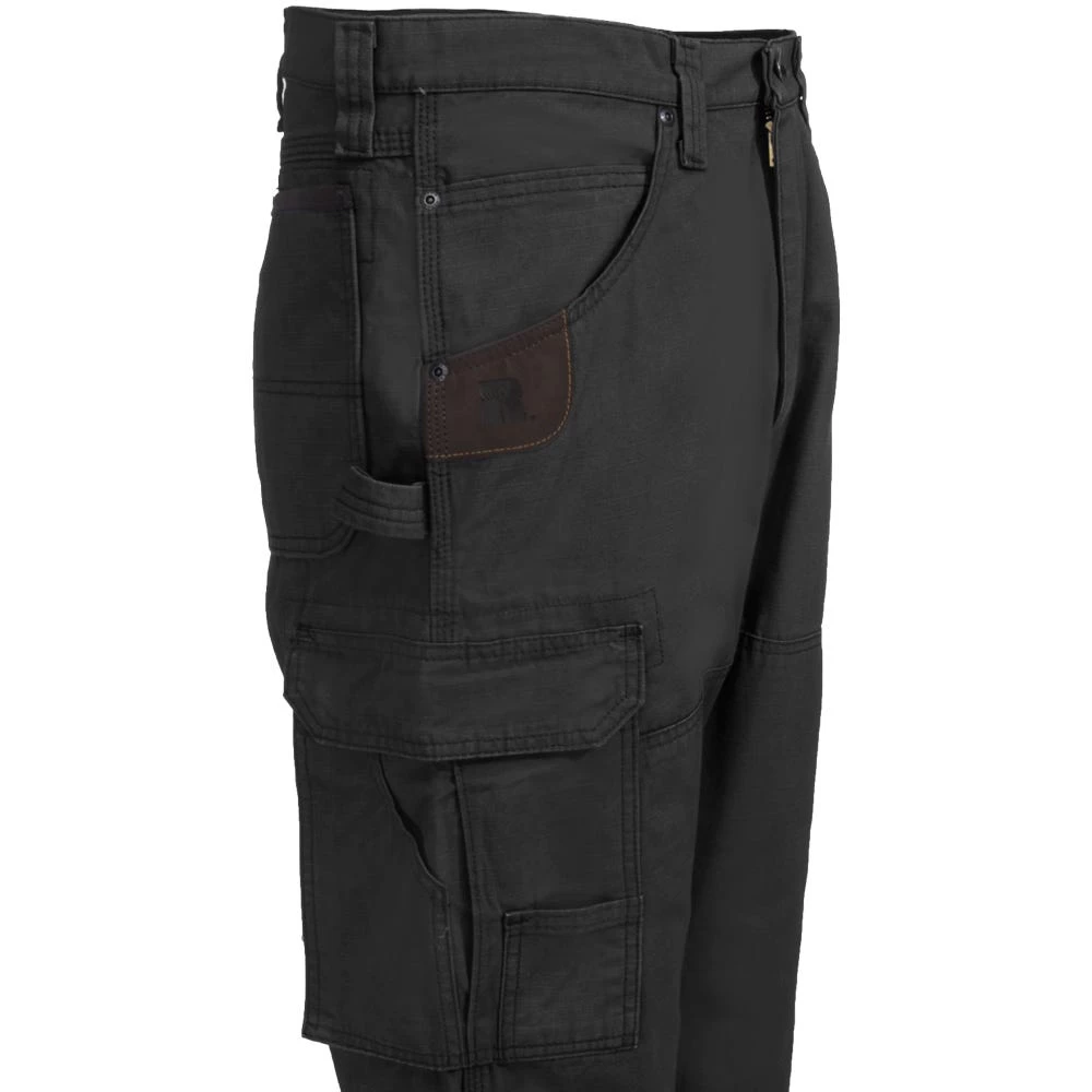 Wrangler Riggs Pants: Men's 3W060 BL Black Ripstop Ranger Pants 3 Wrangler Riggs Pants: Men's 3W060 BL Black Ripstop Ranger Pants