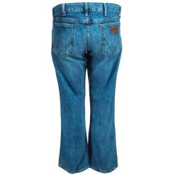 Wrangler Jeans: Men's Retro 77MWZ WO Slim Fit Boot Cut Jeans -Work Clothes Discount Store wrangler 77mwzwo b 01