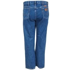 Wrangler Jeans: Men's Stonewashed FR13MMS Flame Resistant Denim Jeans -Work Clothes Discount Store wrangler fr13mms b 01