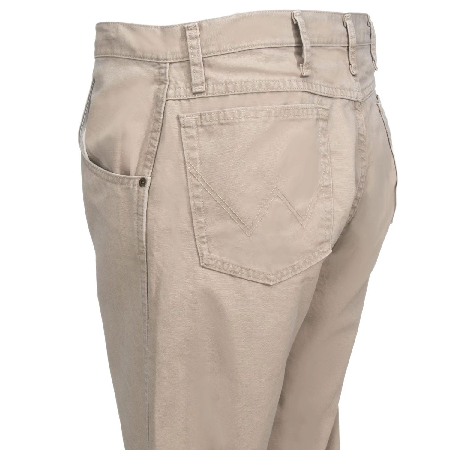 Wrangler Jeans: Men's Khaki 31000 GK Rugged Wear Relaxed Straight Fit Canvas Jeans 5 Wrangler Jeans: Men's Khaki 31000 GK Rugged Wear Relaxed Straight Fit Canvas Jeans - Image 3