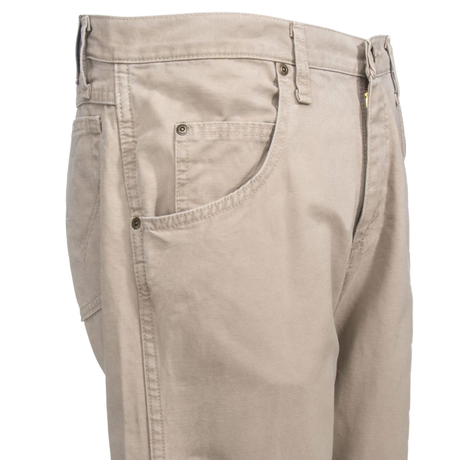 Wrangler Jeans: Men's Khaki 31000 GK Rugged Wear Relaxed Straight Fit Canvas Jeans 3 Wrangler Jeans: Men's Khaki 31000 GK Rugged Wear Relaxed Straight Fit Canvas Jeans