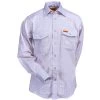 Wrangler Shirts: Men's White Plaid FR130WH Flame-Resistant Western Work Shirt -Work Clothes Discount Store wrangler fr130wh 1